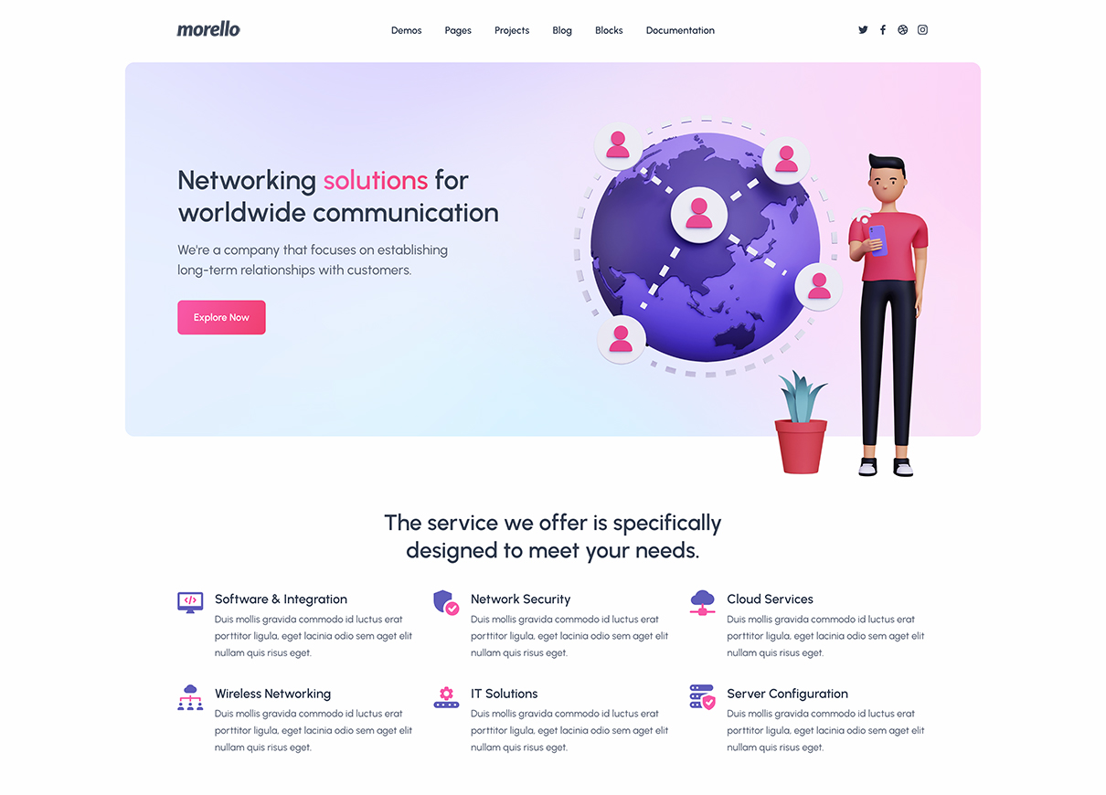 Morello Company Networking Website